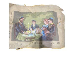 Vintage‎ Made In Austria 100% Cotton Passover Embroidery